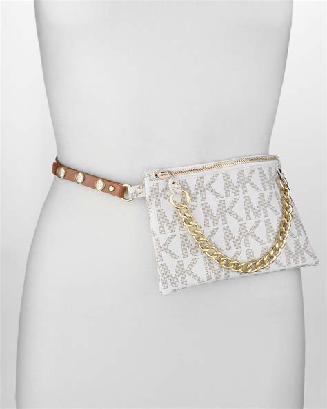 michael kors belt with pouches